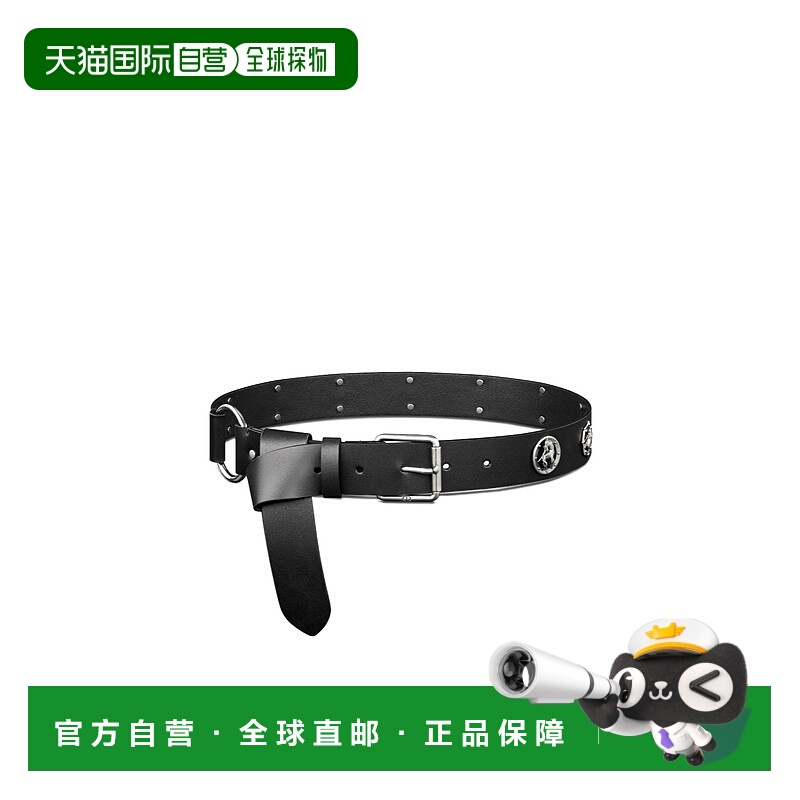 1h可退 DIOR 女士腰带 B06479BVDM900 CO 黑色 Dior Symbol 腰带