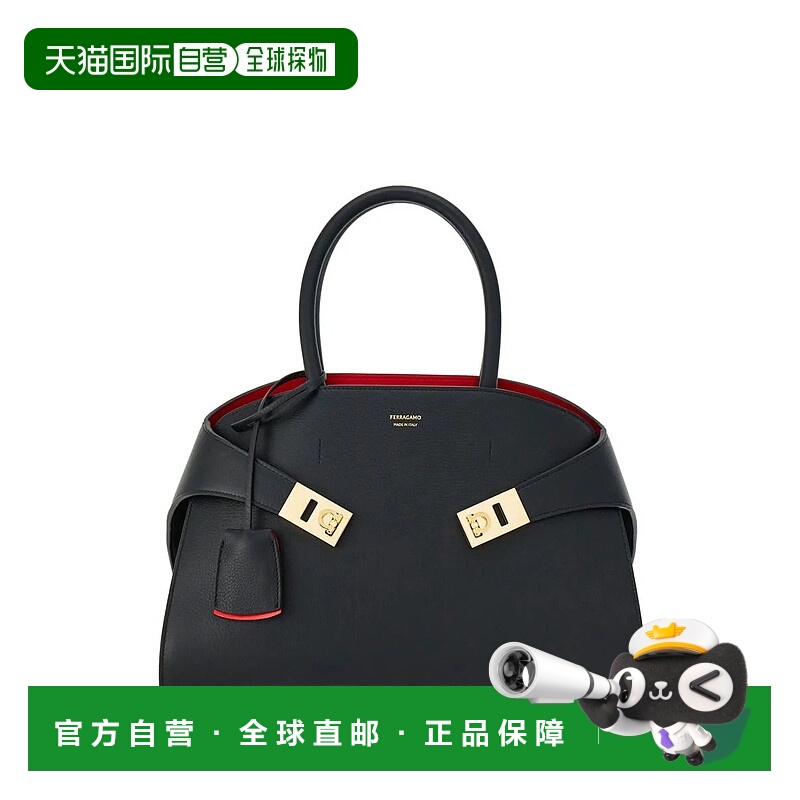 1h可退 SALVATORE FERRAGAMO 女士手提包 0767814NERORED