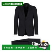 UAF420D39SOOOF0002 男士 PRADA 长袖 西服 黑色 套装 SS2026 西装