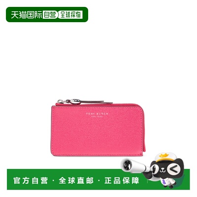 TORY BURCH 女士卡包 1793860650 SS2026 粉红色 Leather card ho