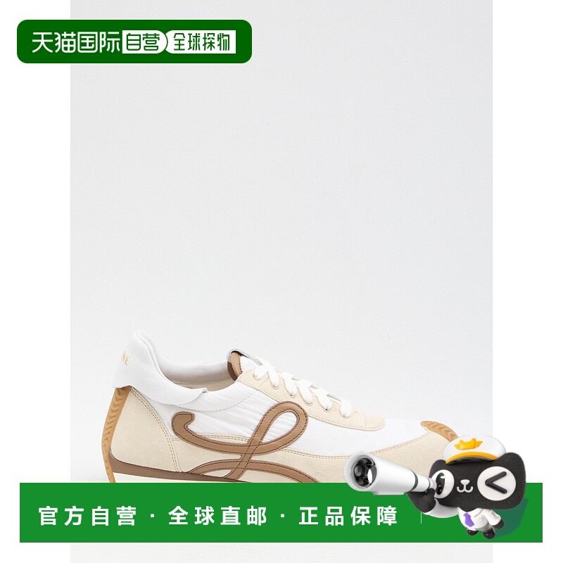 1h可退 LOEWE 女士运动鞋 LFR2282X045832 AW2025 白色 FLOW RUNN