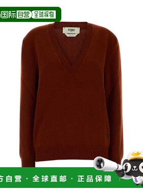 1h可退 FENDI 女士针织衫 FZXD89AYLSF1T6K AW2025 红色