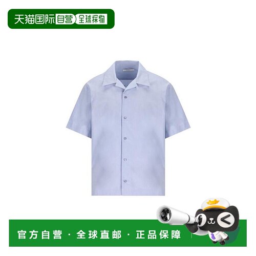 GIVENCHY 男士衬衫 BM616J15H7453 AW2025 蓝色 【付后1h可退】