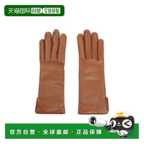 GUCCI 男士手套 8355813SAJN2765 AW2025 米白色 Caramel leather