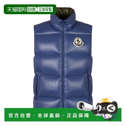 MONCLER 男士马甲 911A00197596XEP78 AW2026 蓝色【付后1h可退】