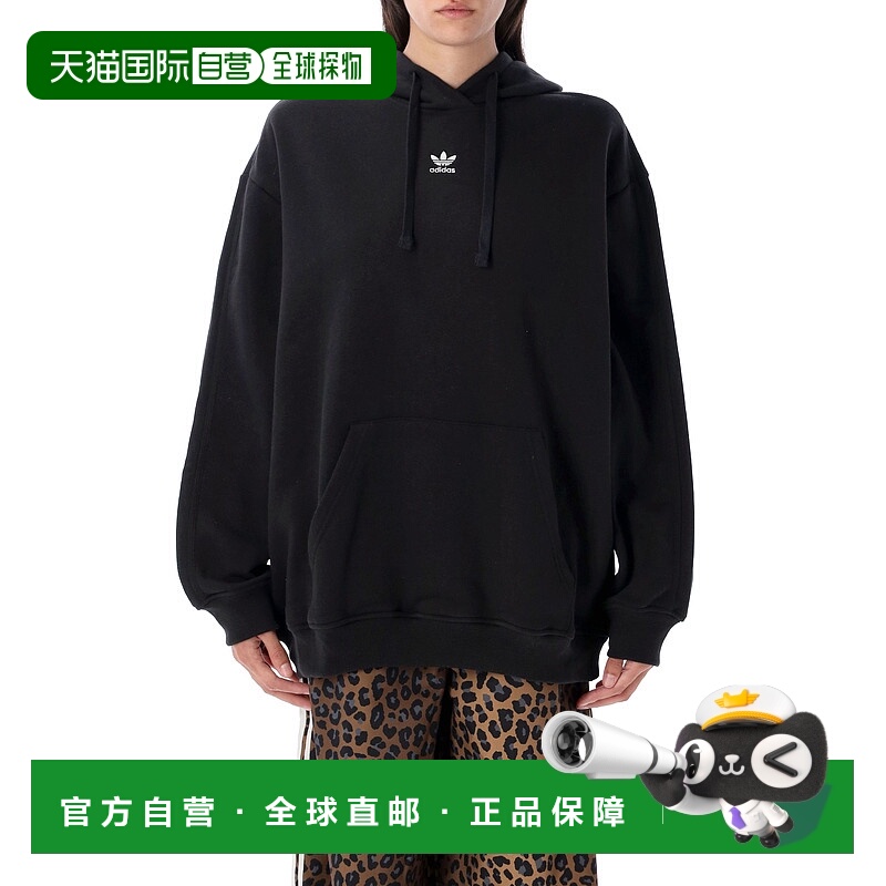 1h可退 潮奢 Adidas Originals 女士 基础款宽松款抓绒连帽衫 IY7