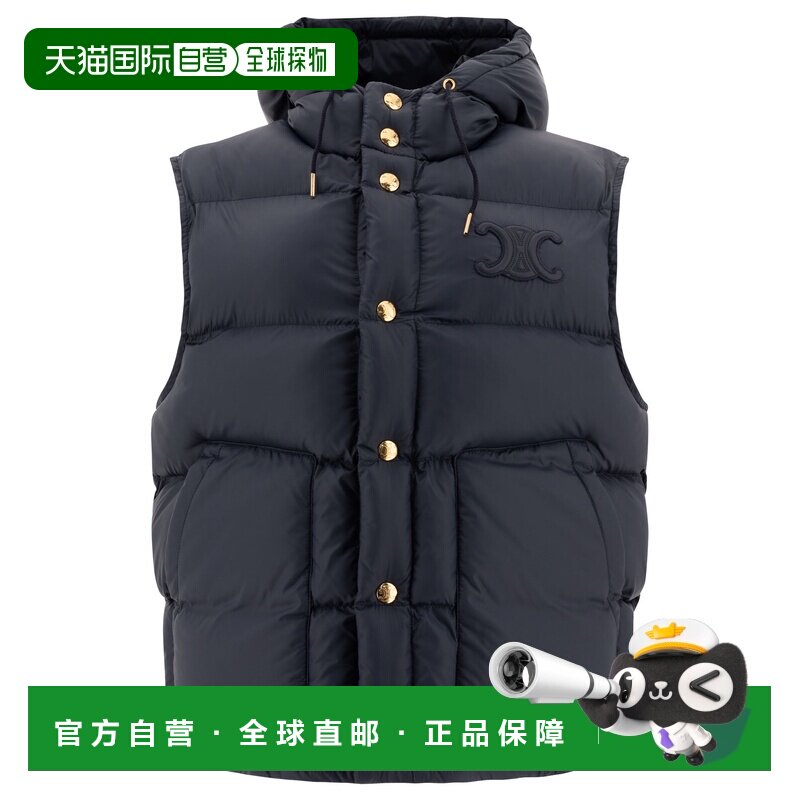 CELINE 女士夹克 2W23B906V07MR AW2024 蓝色 无袖马甲