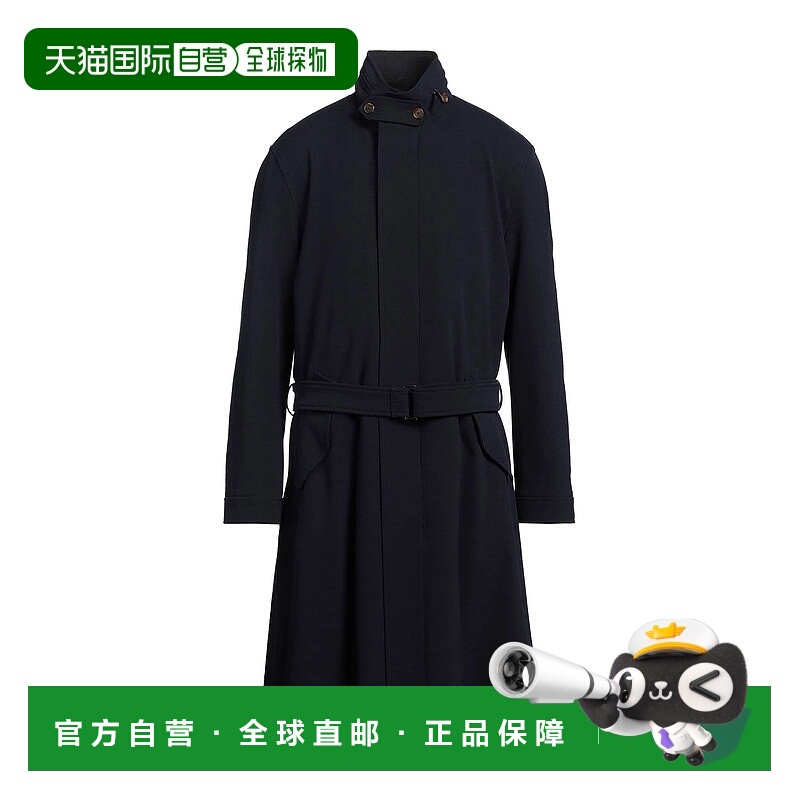 1h可退 潮奢 armani 阿玛尼 男士 大衣 blue蓝色 舒适时尚