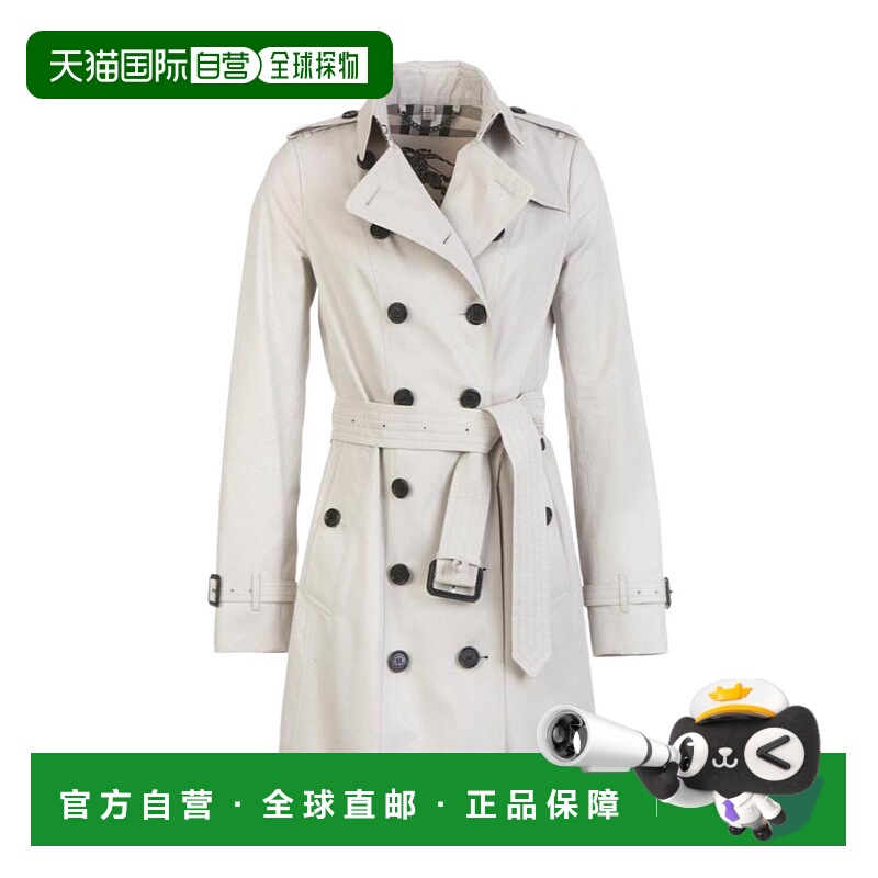 1h可退 BURBERRY 女士外套 39133601 AW2018 白色 Sandringham风