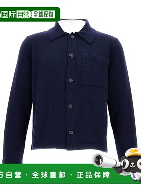 A.P.C. 男士外套 WOASBM03005IAK AW2025 蓝色 长袖夹克