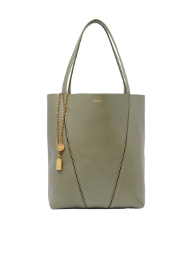 CHLOÉ 女士手提包 C25SS811N843D6 SS2026 灰色 Spin手提包
