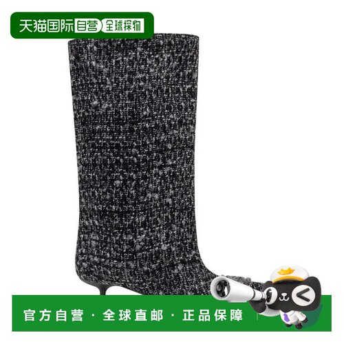 DIESEL 女士靴子 Y03799P8662H2043 黑色长筒靴女靴AW2025高跟