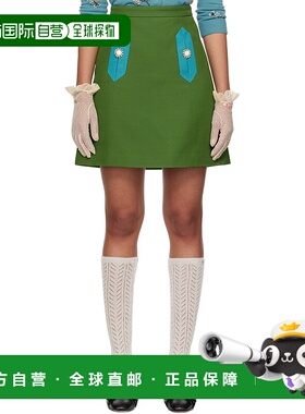 1h可退 潮奢 valentino 华伦天奴 女士 绿色 Solid Crepe Couture