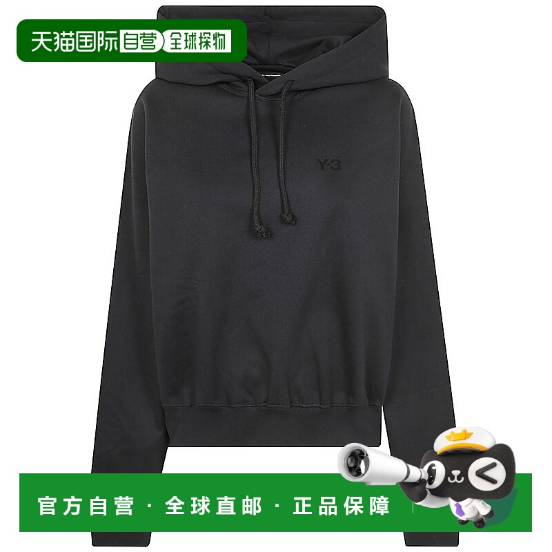 1h可退 潮奢 Y-3 女士 长袖卫衣 JD9790 black黑色 舒适时尚连帽
