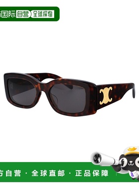 CELINE 女士太阳镜 CL40282U52A SS2025 灰色 几何框太阳镜