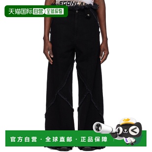 男士 EGONLAB. 黑色 Argyle SS25DN001 1h可退 牛仔裤 潮奢