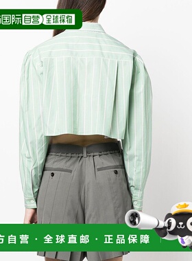 MARNI 女士衬衫 CAMA0525S0UTC225STV35 SS2023绿色泡泡袖长袖