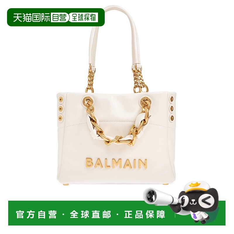 1h可退 BALMAIN 女士手提包 FN1FD871LTFL0DA AW2025 乳白色