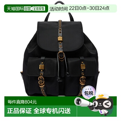 PINKO 女士双肩包 106051A358Z99Q SS2026 黑色 BACKPACK CLASSIC