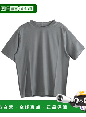 RICK OWENS 男士T恤  AW2025 RU02E1232JA06短袖灰色