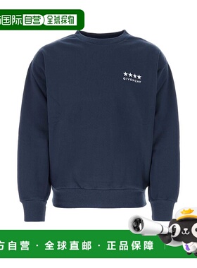 GIVENCHY 男士针织毛衣 BMJ0LC3YJ5402 SS2024 蓝色卫衣