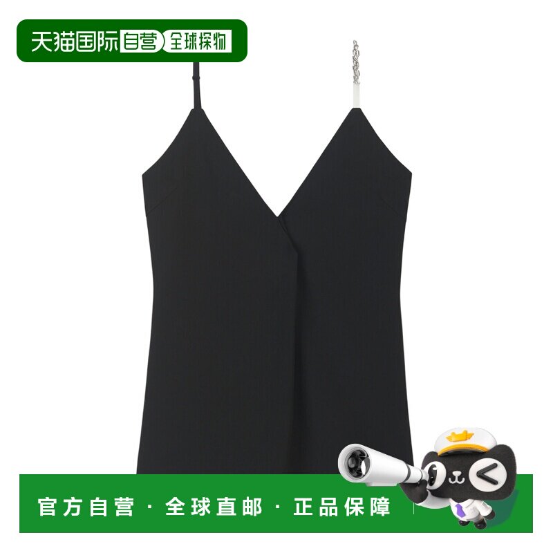 1h可退 GIVENCHY 女士衬衫 BW60UR13N4001 AW2022 黑色 Chain sho