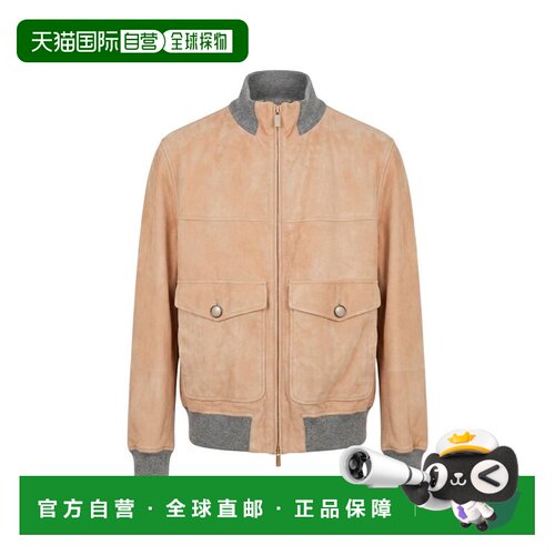 Brunello Cucinelli 布内罗 古奇拉利 男士 带里衬绒面革夹克 MPC