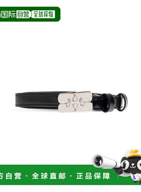 GANNI 女士腰带 A71125971099 AW2025 黑色 Eco leather belt