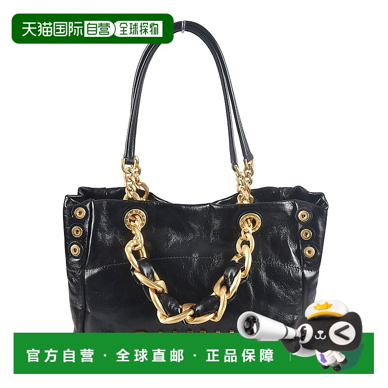 1h可退 BALMAIN 女士手提包 CN1FD871LPPL0PA AW2024 黑色 1945