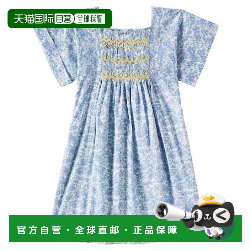 1h可退 潮奢 Bonpoint 女童 Paysanne 花朵罩衫式棉质连衣裙童装