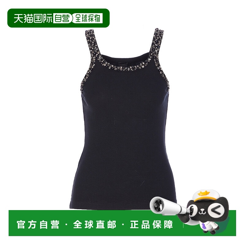 1h可退 PINKO 女士背心吊带 104109A2TMZ99 AW2025 黑色 Pinko To