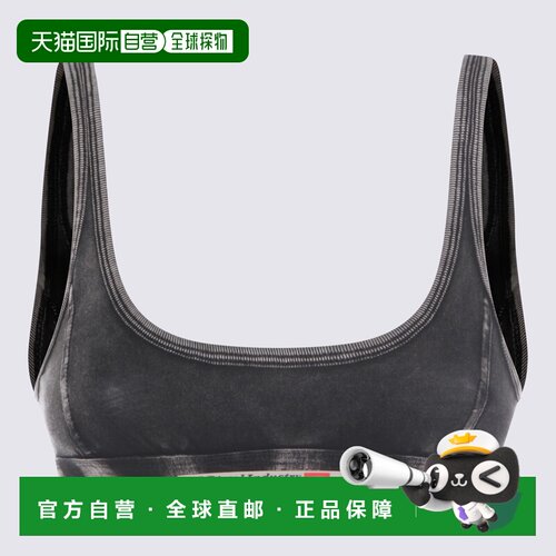 DIESEL 女士运动文胸 A195630SHAN900A AW2026 黑色吊带 Bra Top