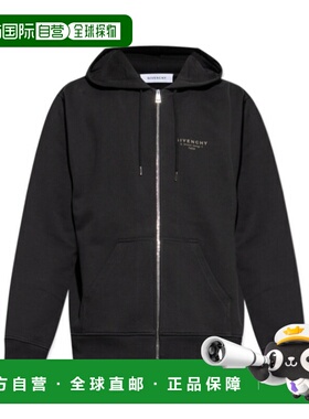 GIVENCHY 男士夹克 BMJ0NJ3YRJ001 AW2025 黑色 长袖连帽衫
