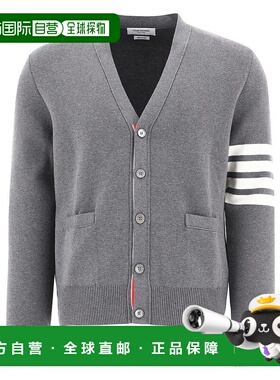 1h可退 潮奢 Thom Browne 汤姆 布朗 男士 条纹针织开衫 MKC171A0