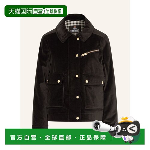 Barbour 女士户外风衣 100312962613000 CO 黑色 HANSON velvet f