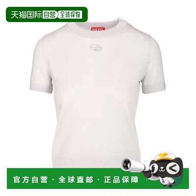 DIESEL 女士T恤 A175010DCCH98N SS2026 灰色 T-SHIRT S/S短袖