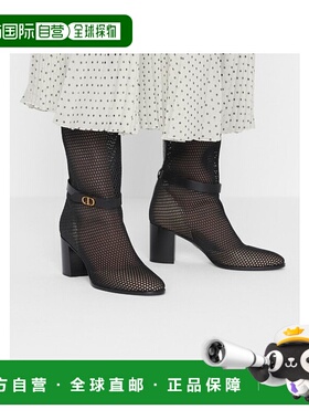 DIOR 女士高跟鞋 KCI617RCAS900 SS2021 白色 渔网高跟靴