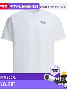GIVENCHY 男士T恤 BM71NK3YSA100 CO 白色 T-shirt 男装with logo