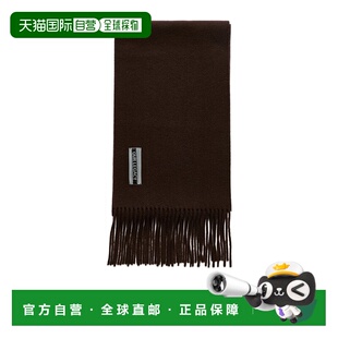 OUR LEGACY 男士围巾 A4258ECD AW2025 深棕色 Espresso双层羊毛