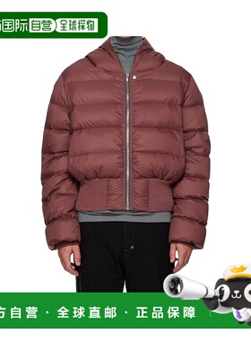 RICK OWENS 男士外套 RU02E1741NPD113 AW2025 红色羽绒服