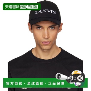 朗雯 男士 黑色 1h可退 棒球帽 Lanvin Cotton AMHAWCA11CLO 潮奢