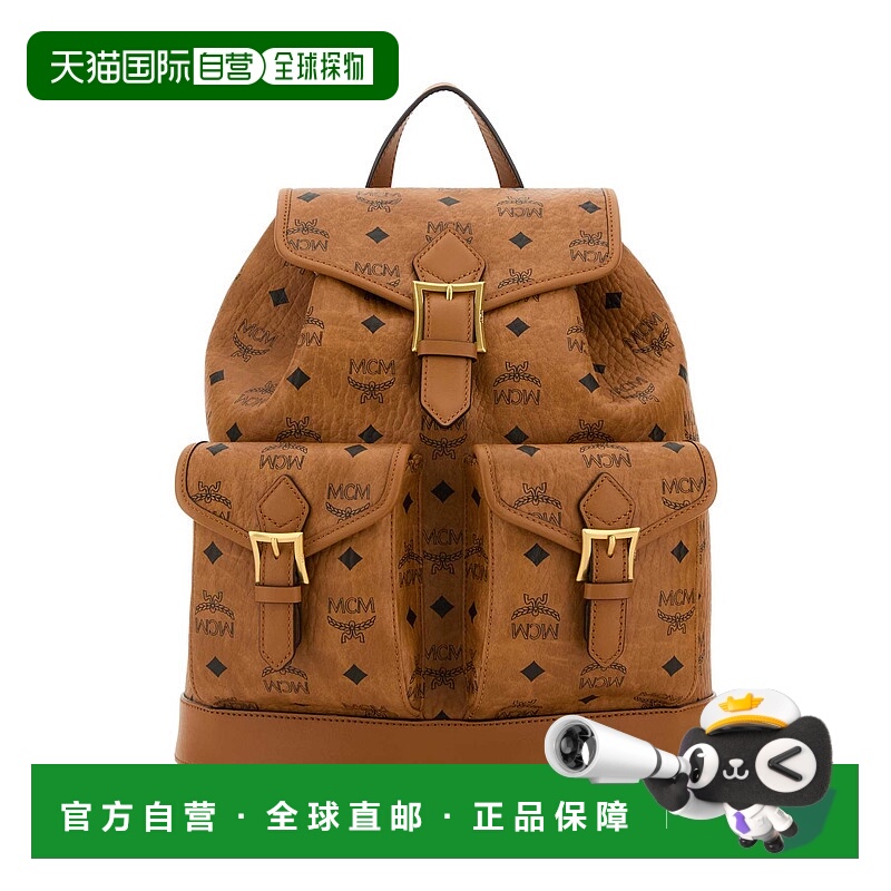 1h可退 MCM 女士双肩包 MWKFATA01CO AW2025 棕色 Mcm Handbags.