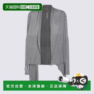 RICK OWENS 女士外套 RP01F6642M35 SS2026 灰色 长袖开衫
