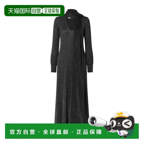VALENTINO 女士连衣裙 BKD14WA31N46 SS2026 灰色 针织连衣裙性感