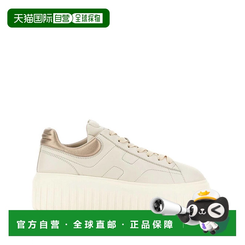 1h可退 HOGAN 女士运动鞋 HXW6450FC60KU00GAN CO 白色 H-Stripes