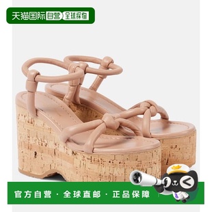 Rossi 吉安维托 罗西 1h可退 皮质坡跟凉鞋 Gianvito 女士 潮奢