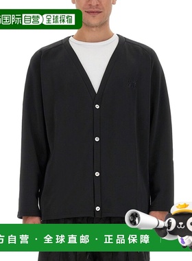 NEEDLES 男士针织毛衣 MR304DBLACK SS2021 黑色 CARDIGAN WITH L