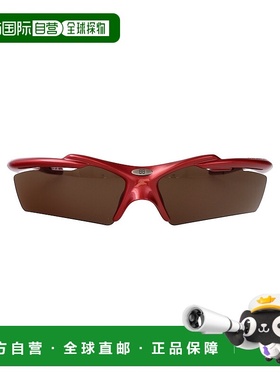 BALENCIAGA 男士太阳镜 BB0420S003 AW2025 红色 Sunglasses