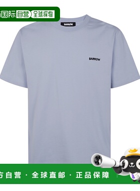 BARROW 男士T恤 S5BWUATH150BW035 SS2025 蓝色