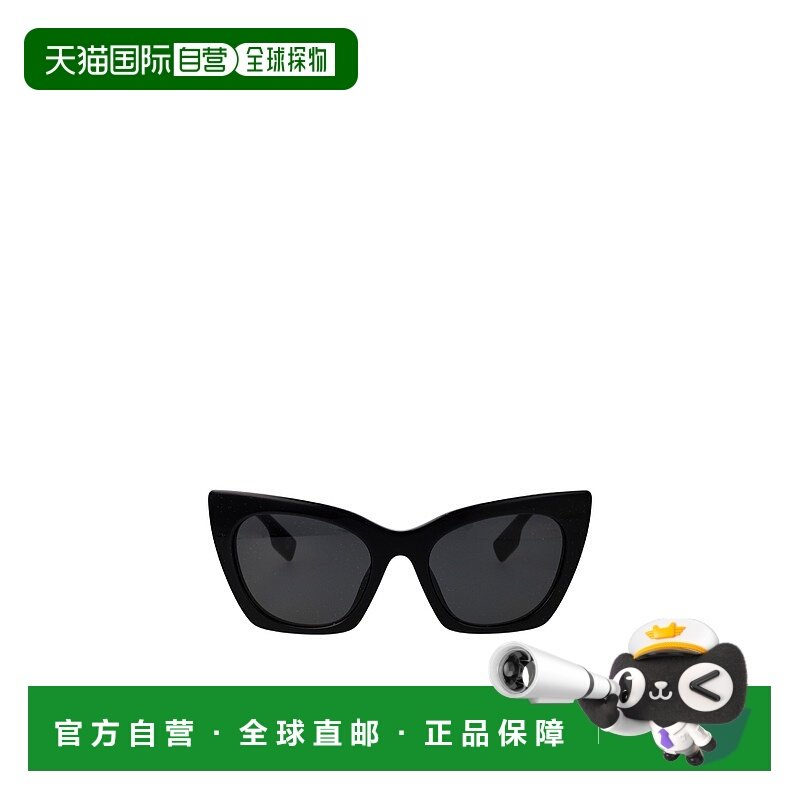 BURBERRY 女士眼镜 BE4372U300187 SS2024 黑色 几何框太阳镜